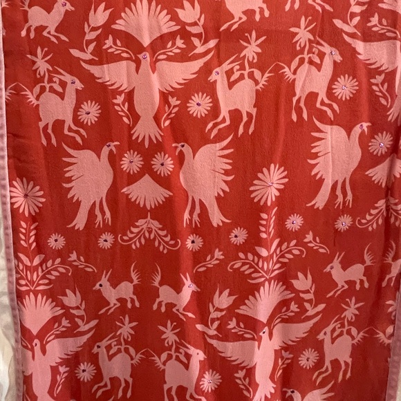 CarolinaK Red and White Floral Dress - Picture 4 of 4